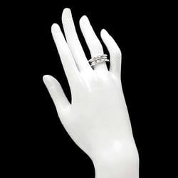 BVLGARI B-ZERO1 3-Band #55 Ring, K18 WG White Gold 750, Ring