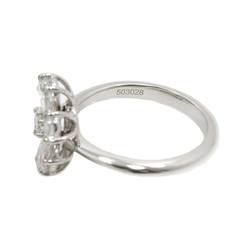 Harry Winston HARRY WINSTON Forget Me Not Ring Diamond Pt Platinum Flower