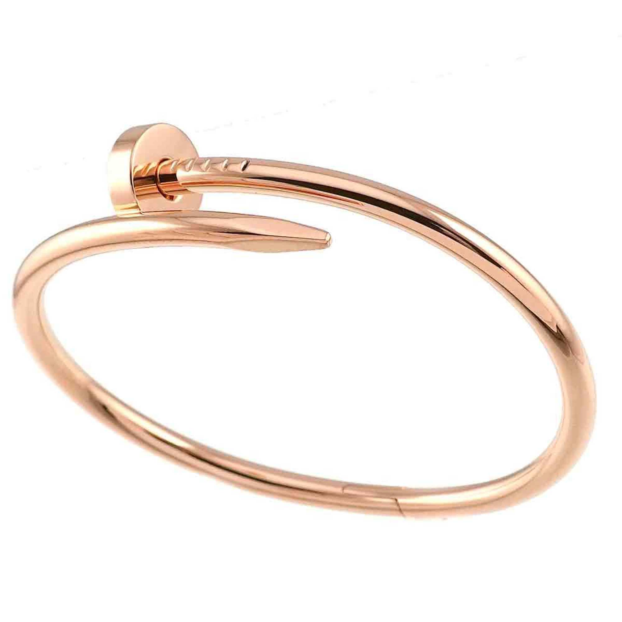 Cartier Juste Un Clou #16 Bracelet K18 PG Pink Gold 750