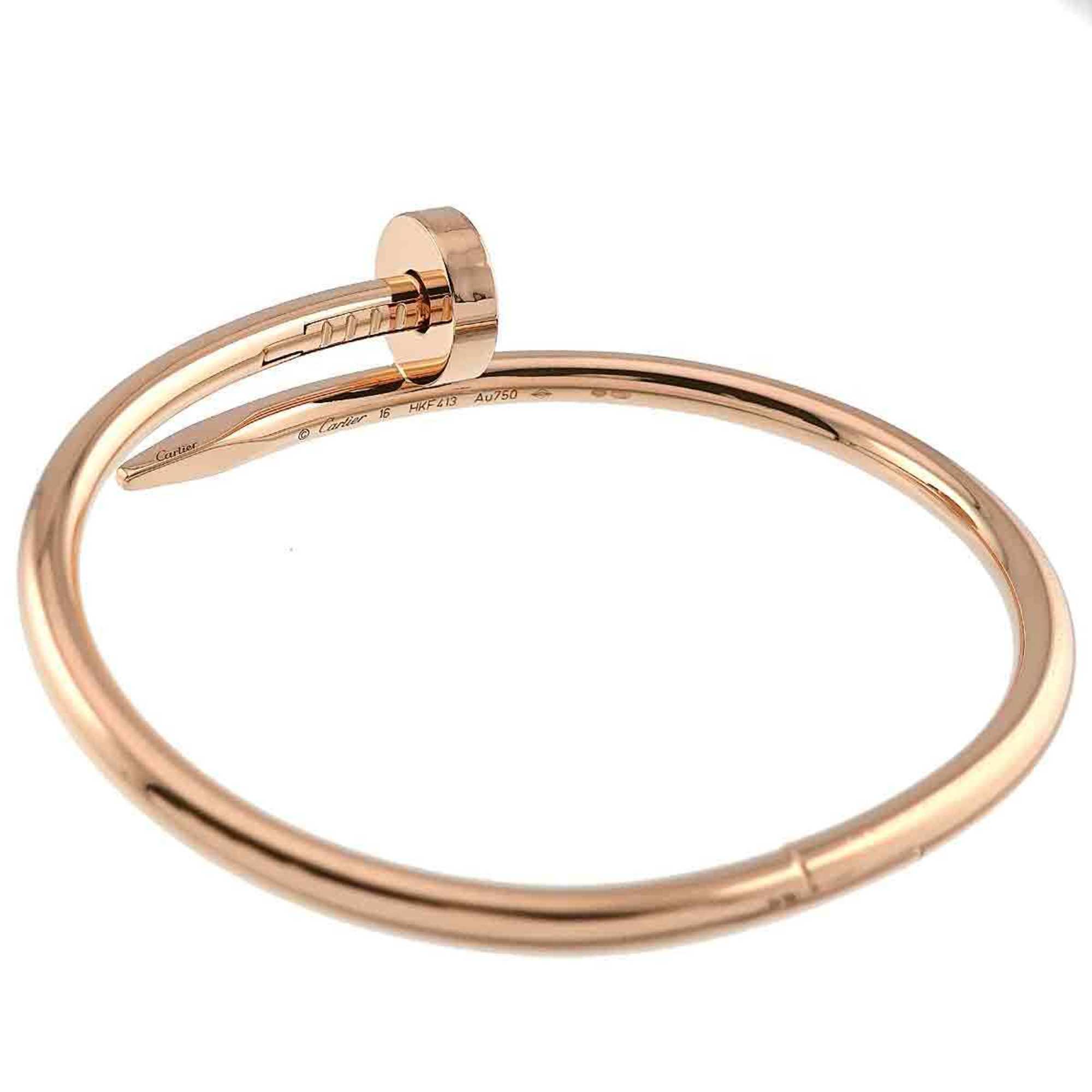 Cartier Juste Un Clou #16 Bracelet K18 PG Pink Gold 750