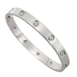 Cartier Love Bracelet Full Diamond #16 K18 WG White Gold 750 Bangle