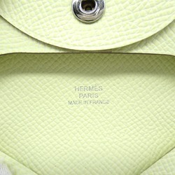 Hermes HERMES Bastia Wallet/Coin Case Wallet Leather Epsom Women's Yellow Jaune Milton