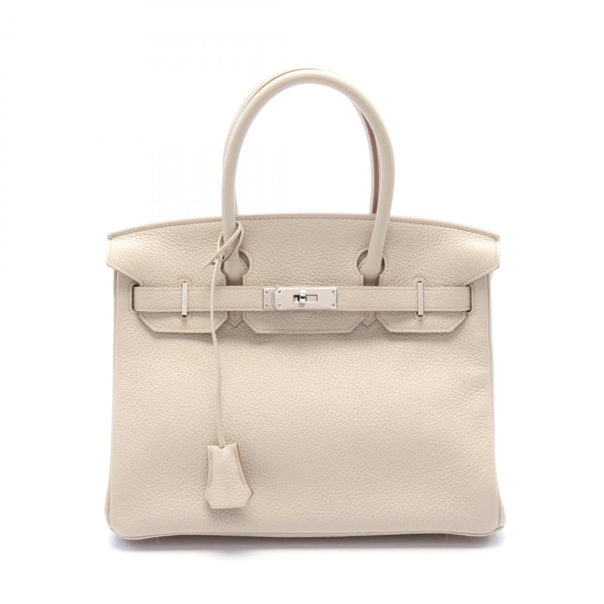 Hermes HERMES Birkin 30 Handbag Bag Togo Women's Ivory