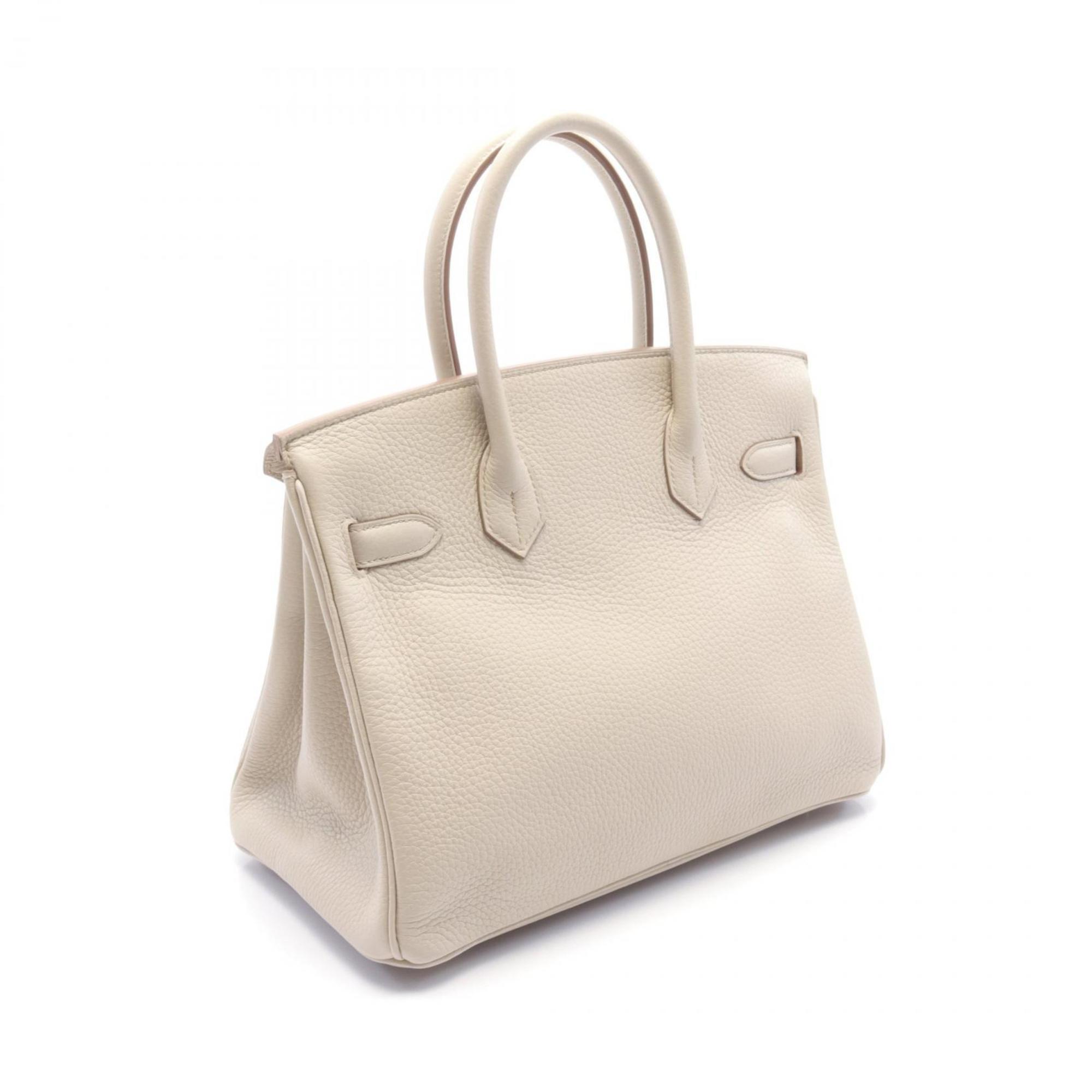 Hermes HERMES Birkin 30 Handbag Bag Togo Women's Ivory