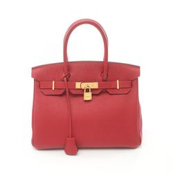 Hermes HERMES Birkin 30 Handbag Bag Togo Ladies Red