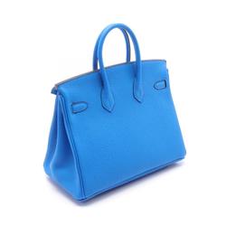 Hermes HERMES Birkin 25 Handbag Bag Togo Women's Blue