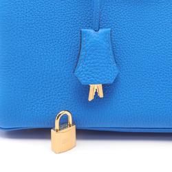 Hermes HERMES Birkin 25 Handbag Bag Togo Women's Blue