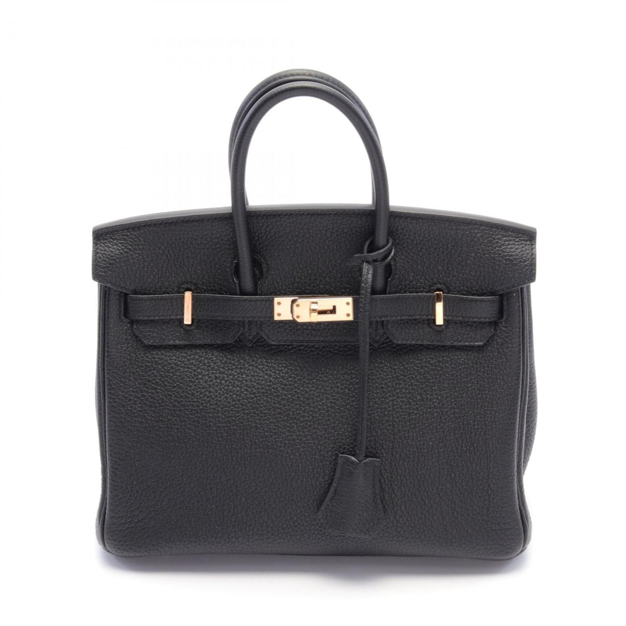 Hermes HERMES Birkin 25 Handbag Bag Togo Women's Black