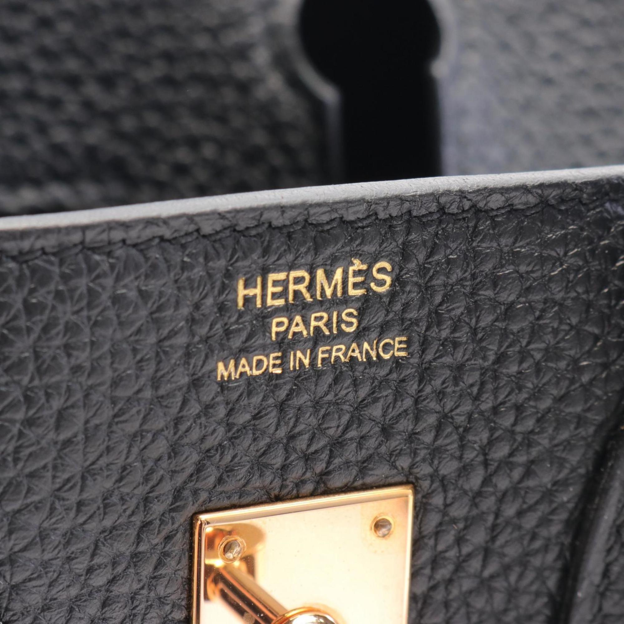 Hermes HERMES Birkin 25 Handbag Bag Togo Women's Black