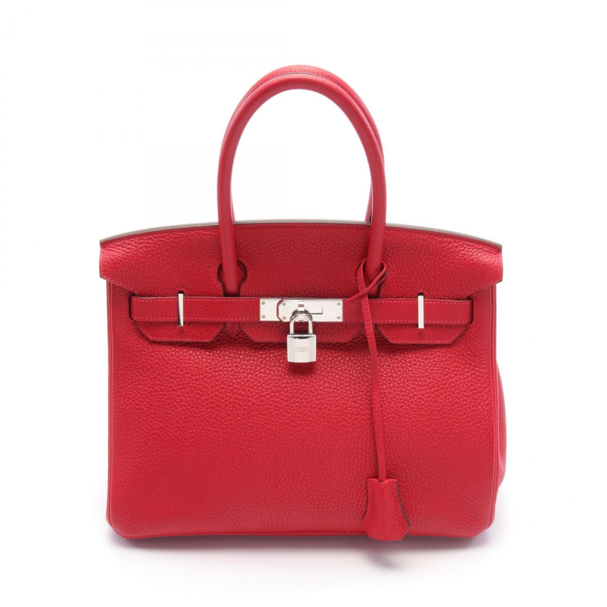 Hermes HERMES Birkin 30 Verso Handbag Bag Togo Ladies Red