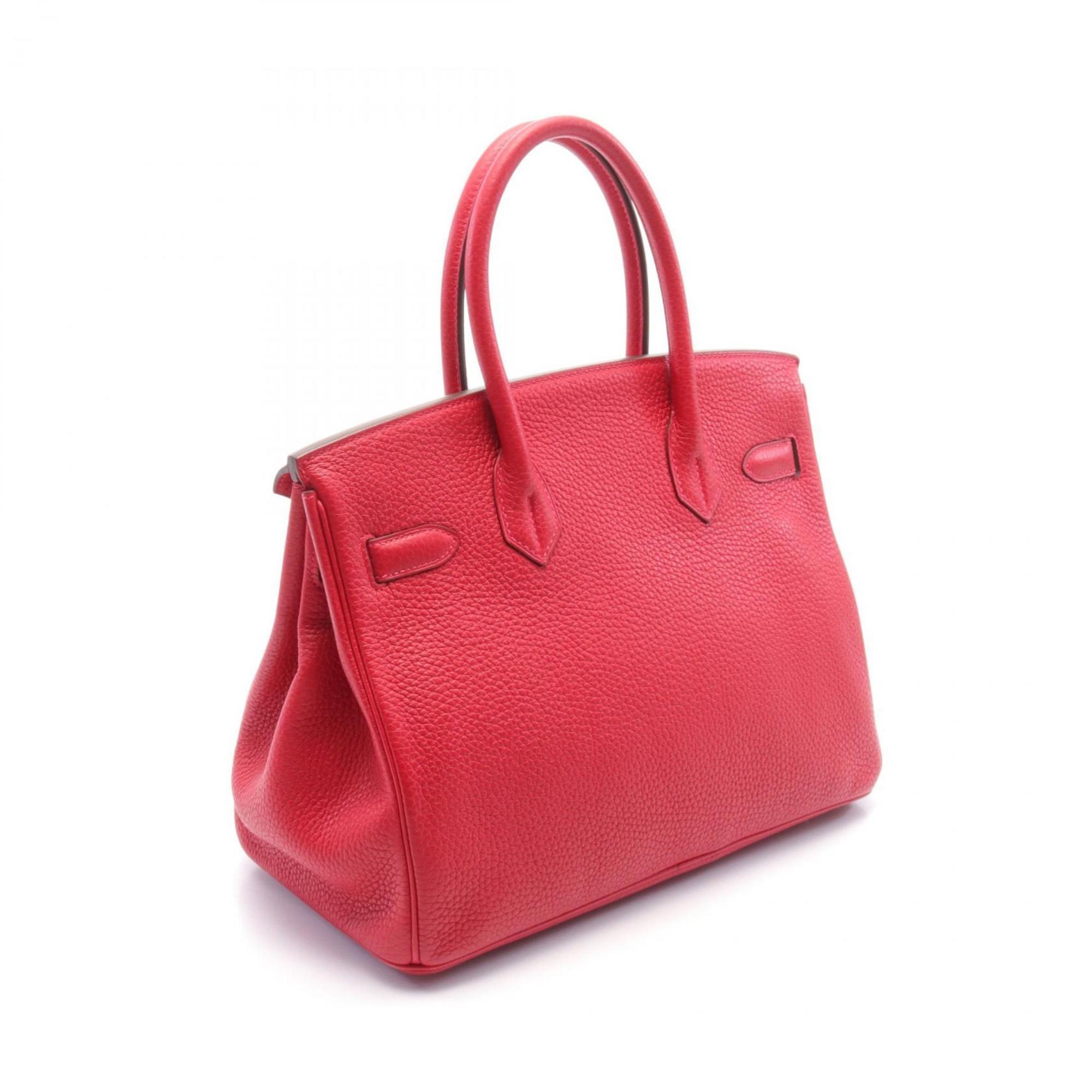 Hermes HERMES Birkin 30 Verso Handbag Bag Togo Ladies Red