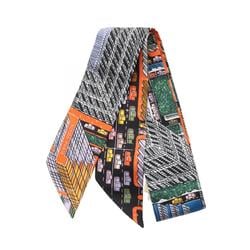 Hermes HERMES Twilly PANTIN CITY Scarf Silk Women's Multicolor