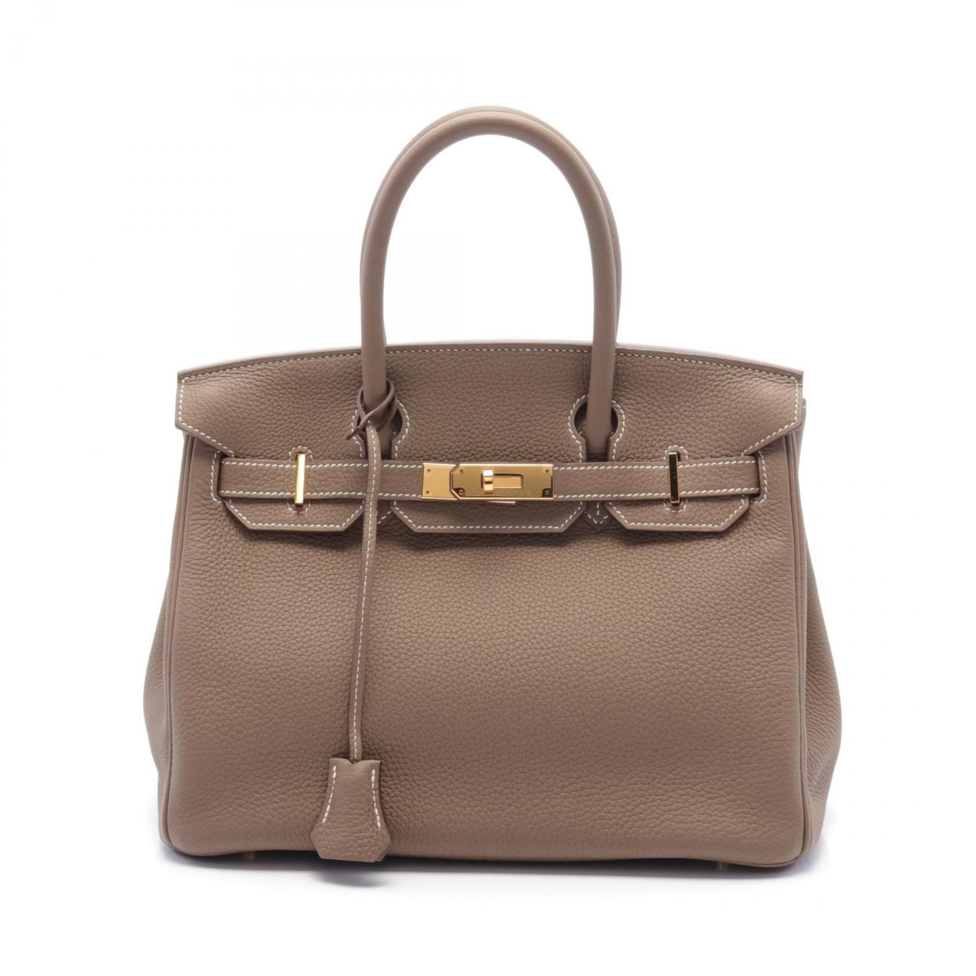 Hermes HERMES Birkin 30 Handbag Bag Togo Women's Brown