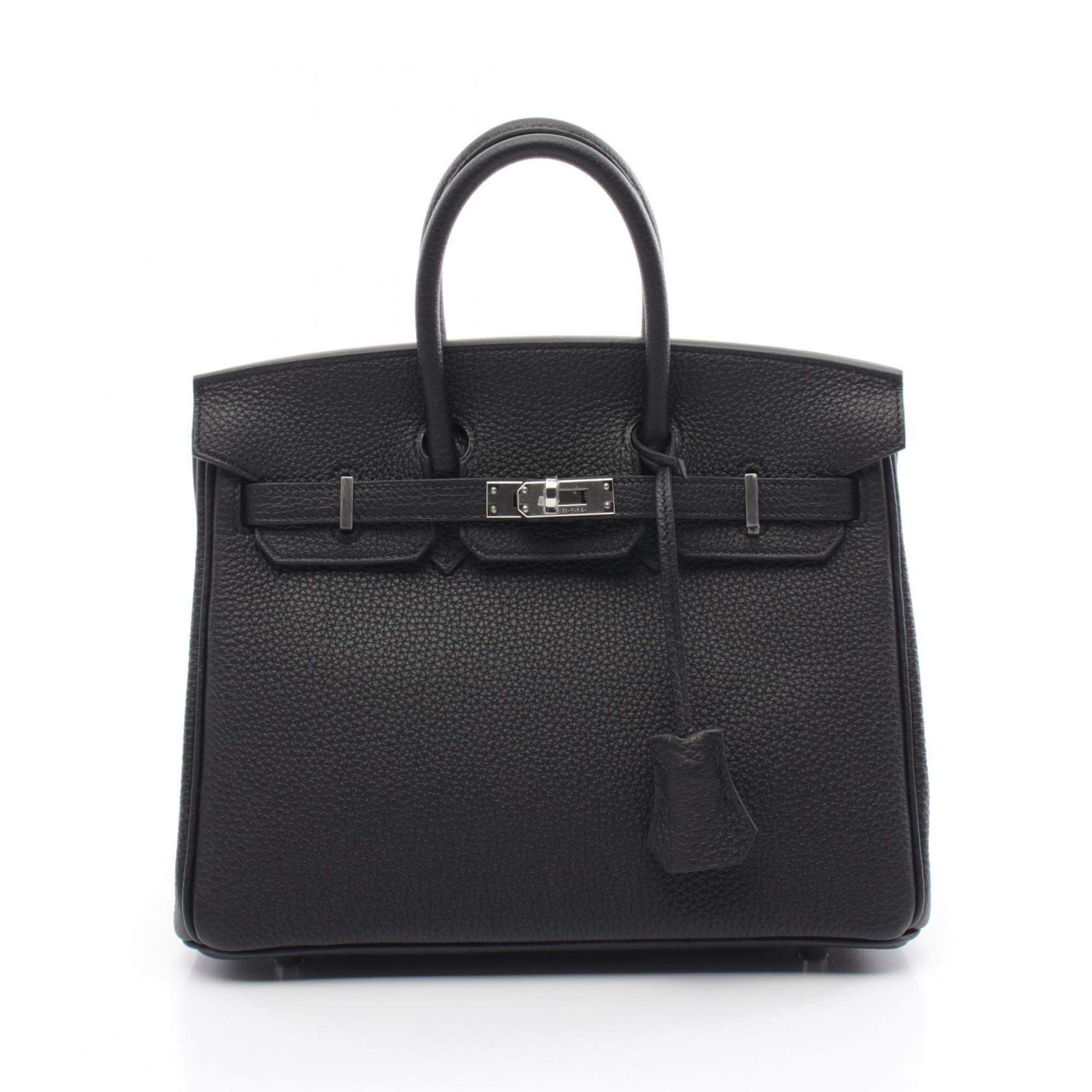 Hermes HERMES Birkin 25 Handbag Bag Togo Women's Black 049362CK