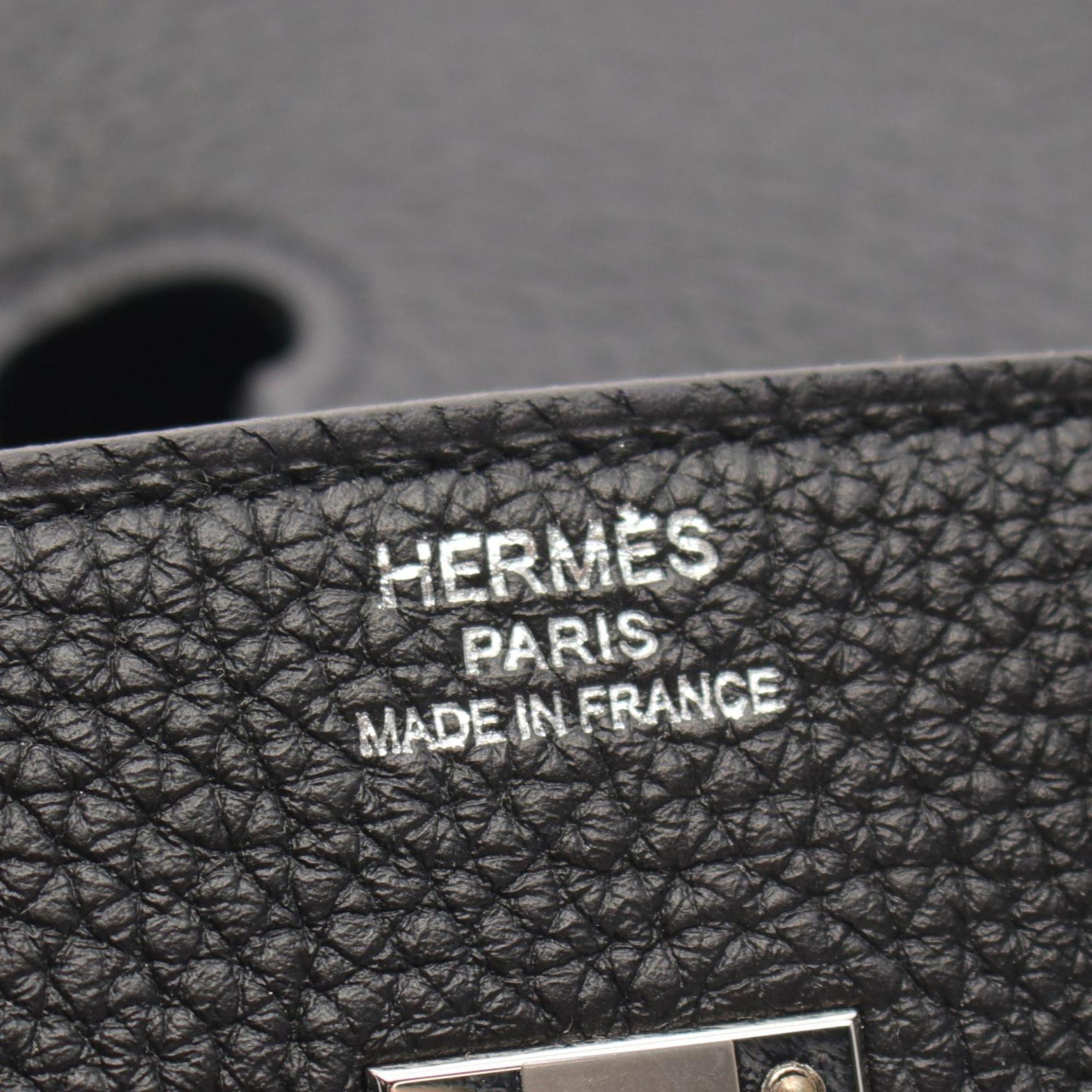 Hermes HERMES Birkin 25 Handbag Bag Togo Women's Black 049362CK