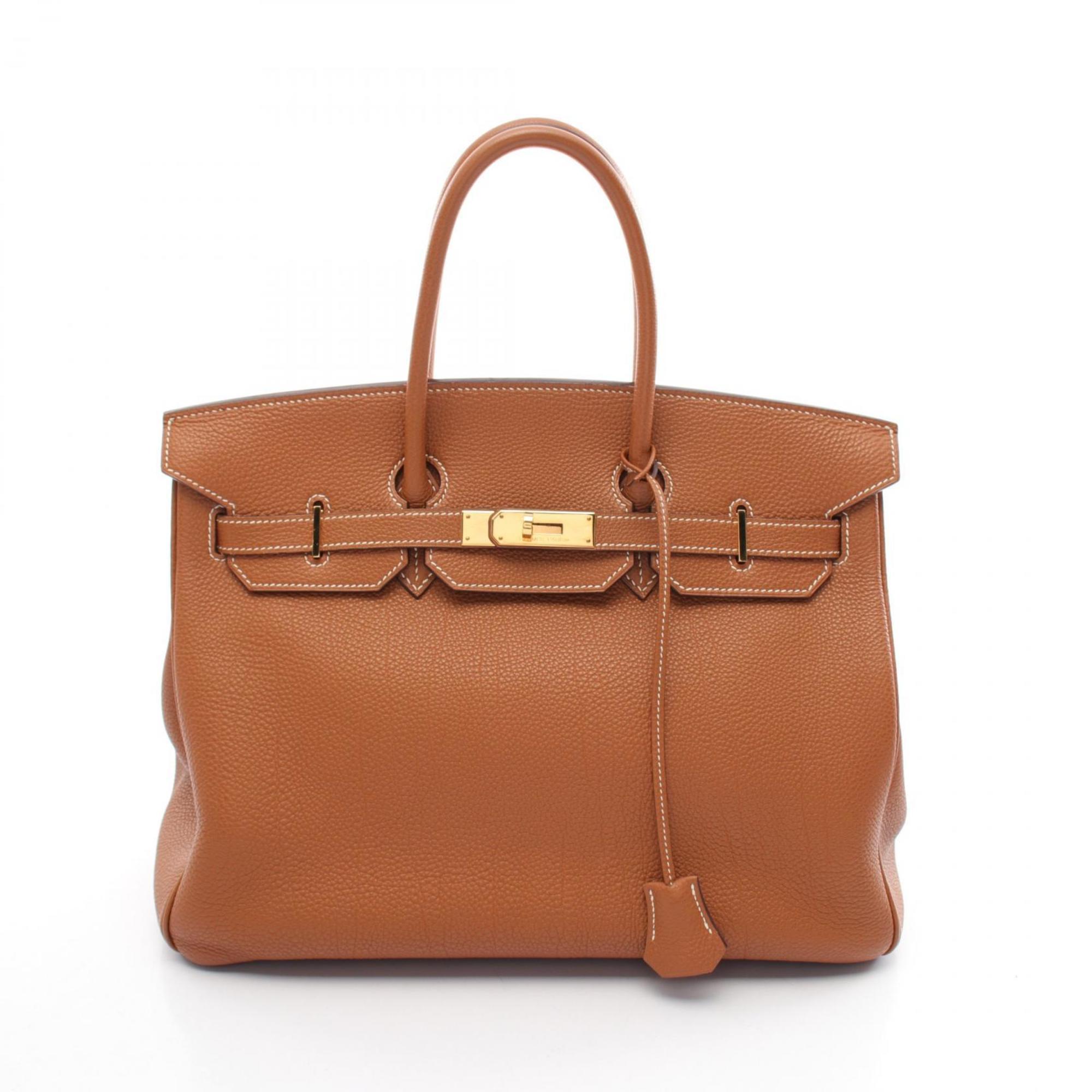 Hermes HERMES Birkin 35 Handbag Bag Togo Women's Brown