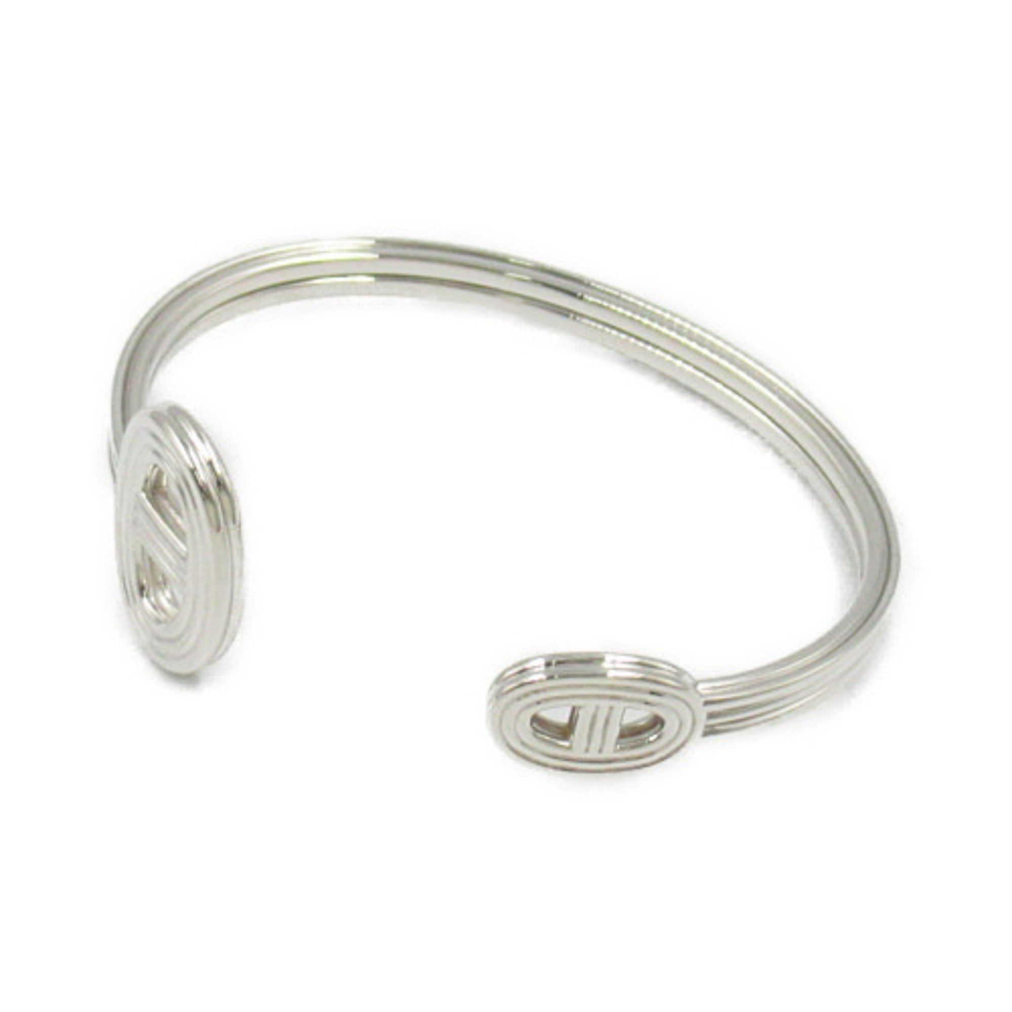 Hermes HERMES Chaine d'Ancre Bangle Silver 925 Women's