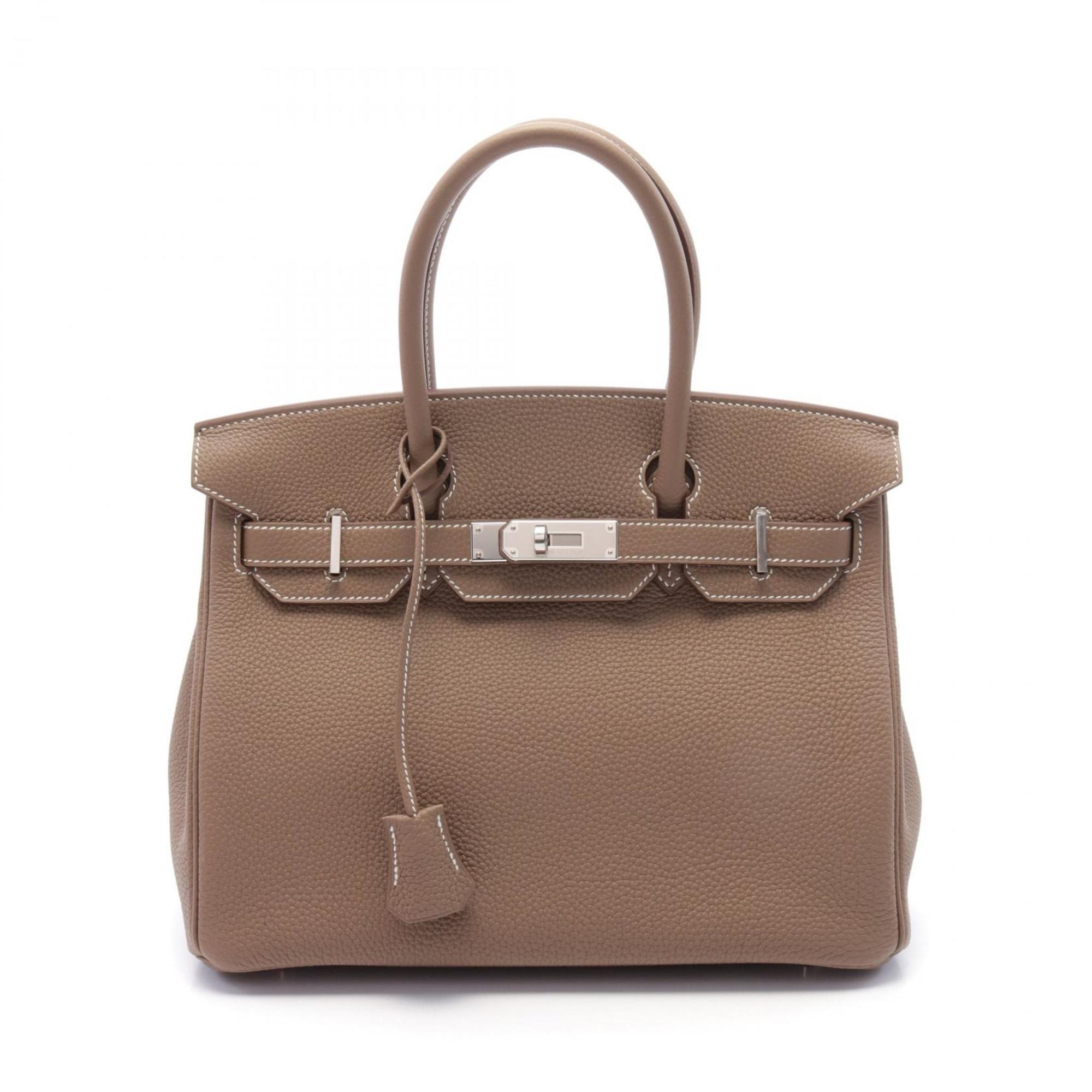 Hermes HERMES Birkin 30 Handbag Bag Togo Women's Brown