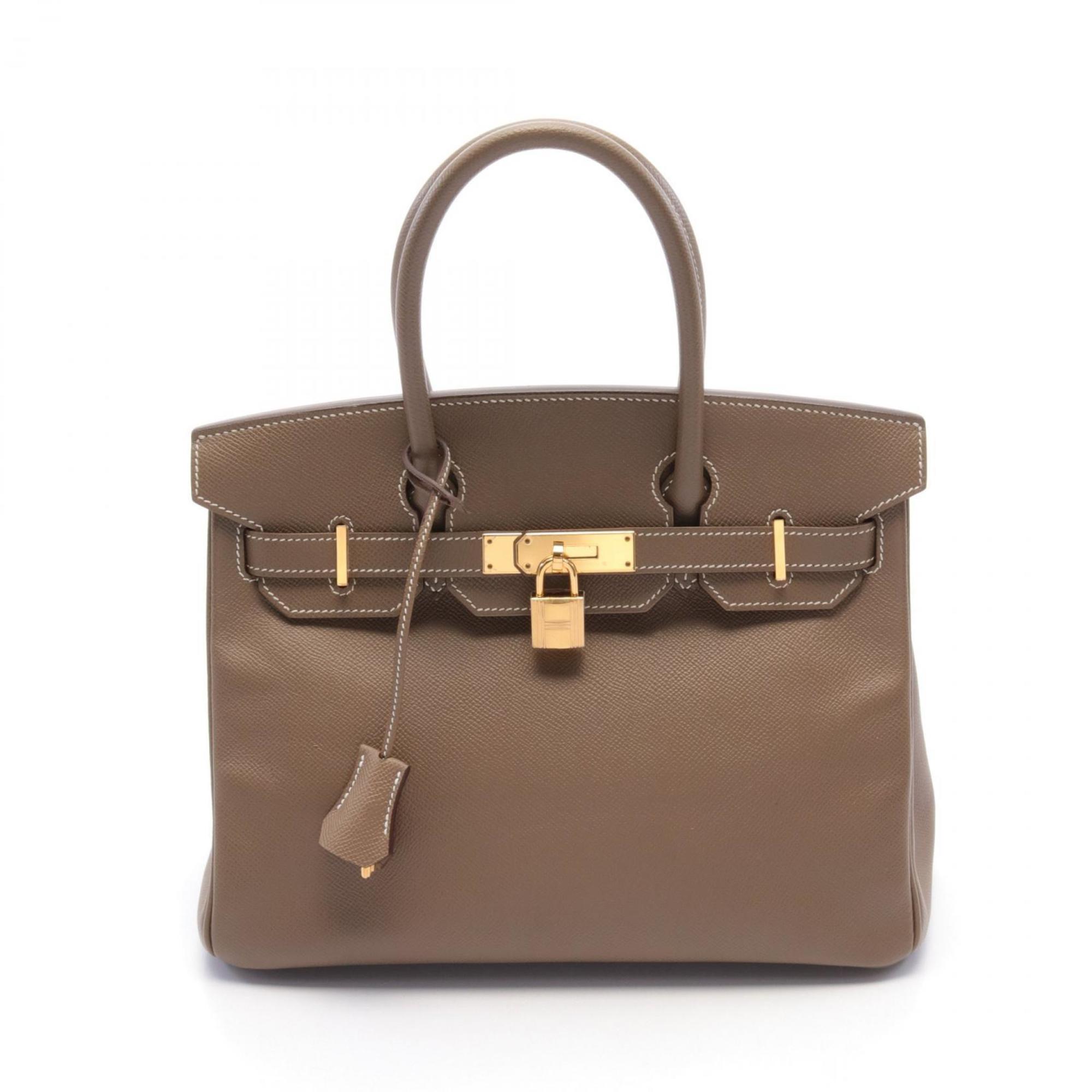 Hermes HERMES Birkin 30 Handbag Bag Epsom Leather Women's Brown