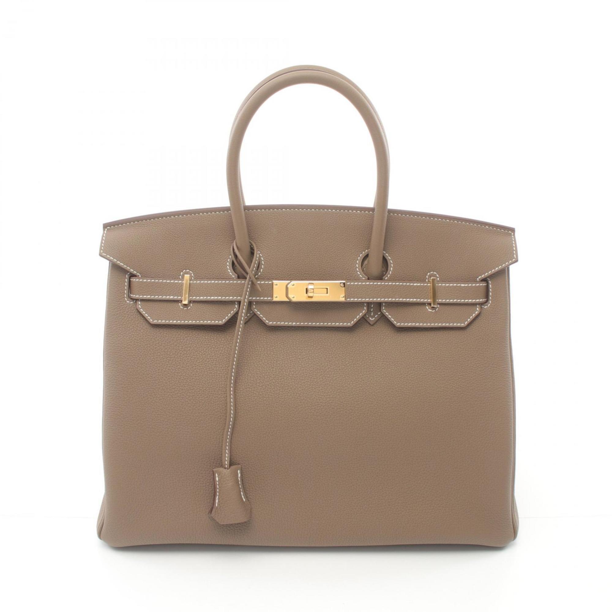 Hermes HERMES Birkin 35 Handbag Bag Togo Women's Brown