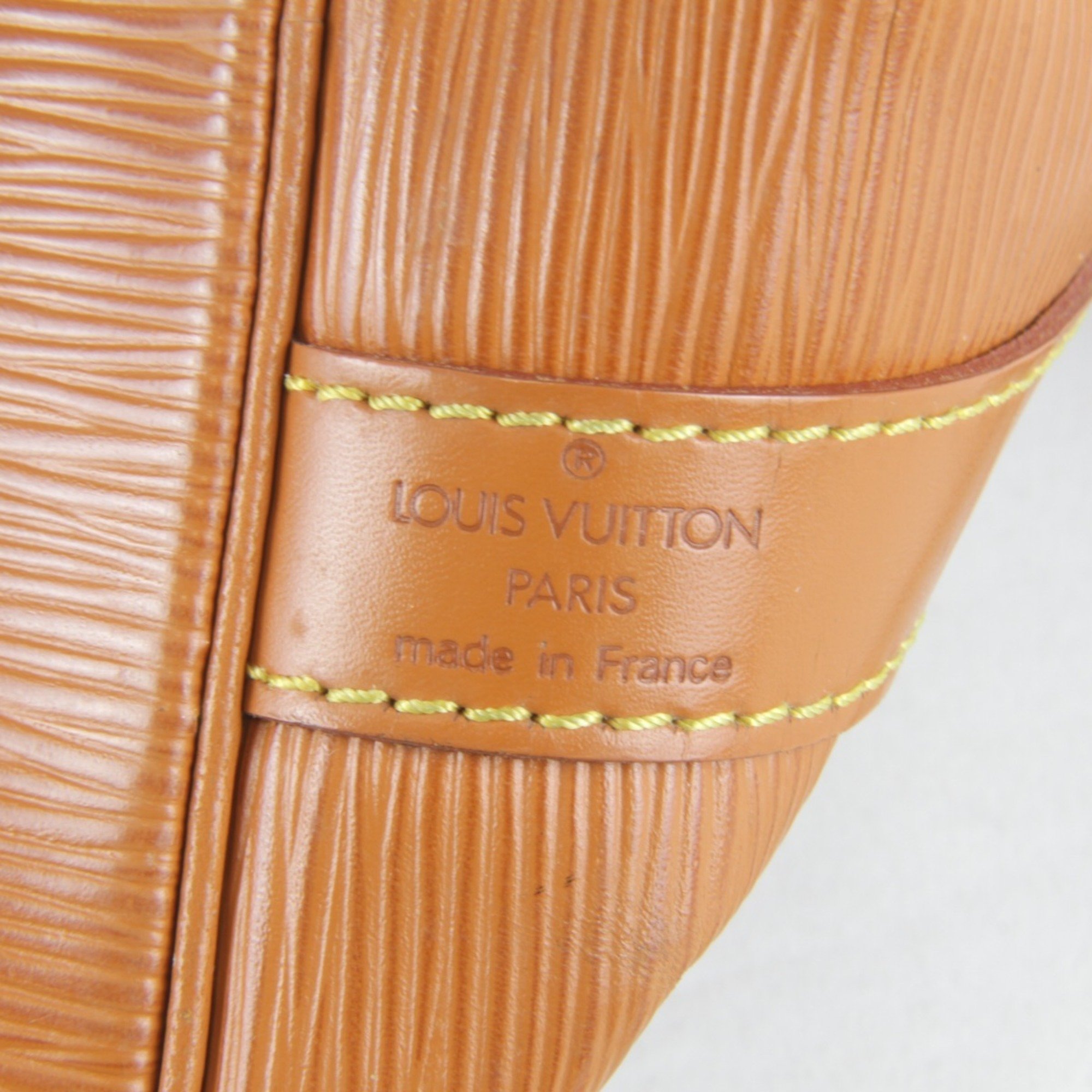 LOUIS VUITTON Petit Noe M44108 Shoulder Bag Epi Leather Orange Women's