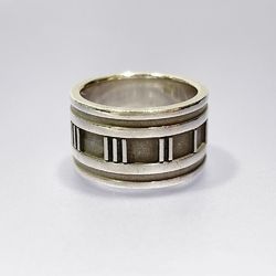 TIFFANY&Co. Tiffany Silver 925 Ring Atlas Men's