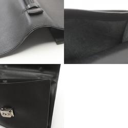 Hermes HERMES Sac a Depeche 27 Bag Epsom Leather Men's Black