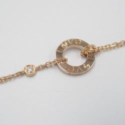 Cartier Love Circle Bracelet, K18PG (pink gold), diamond, ladies, clear