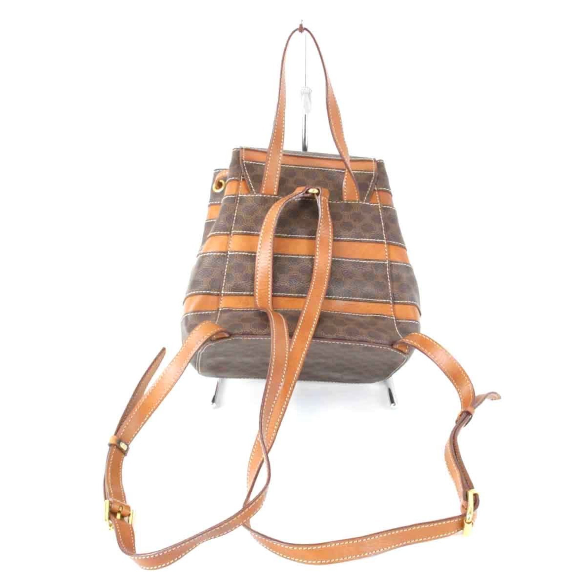 CELINE Backpack / Daypack Leather Brown Women's