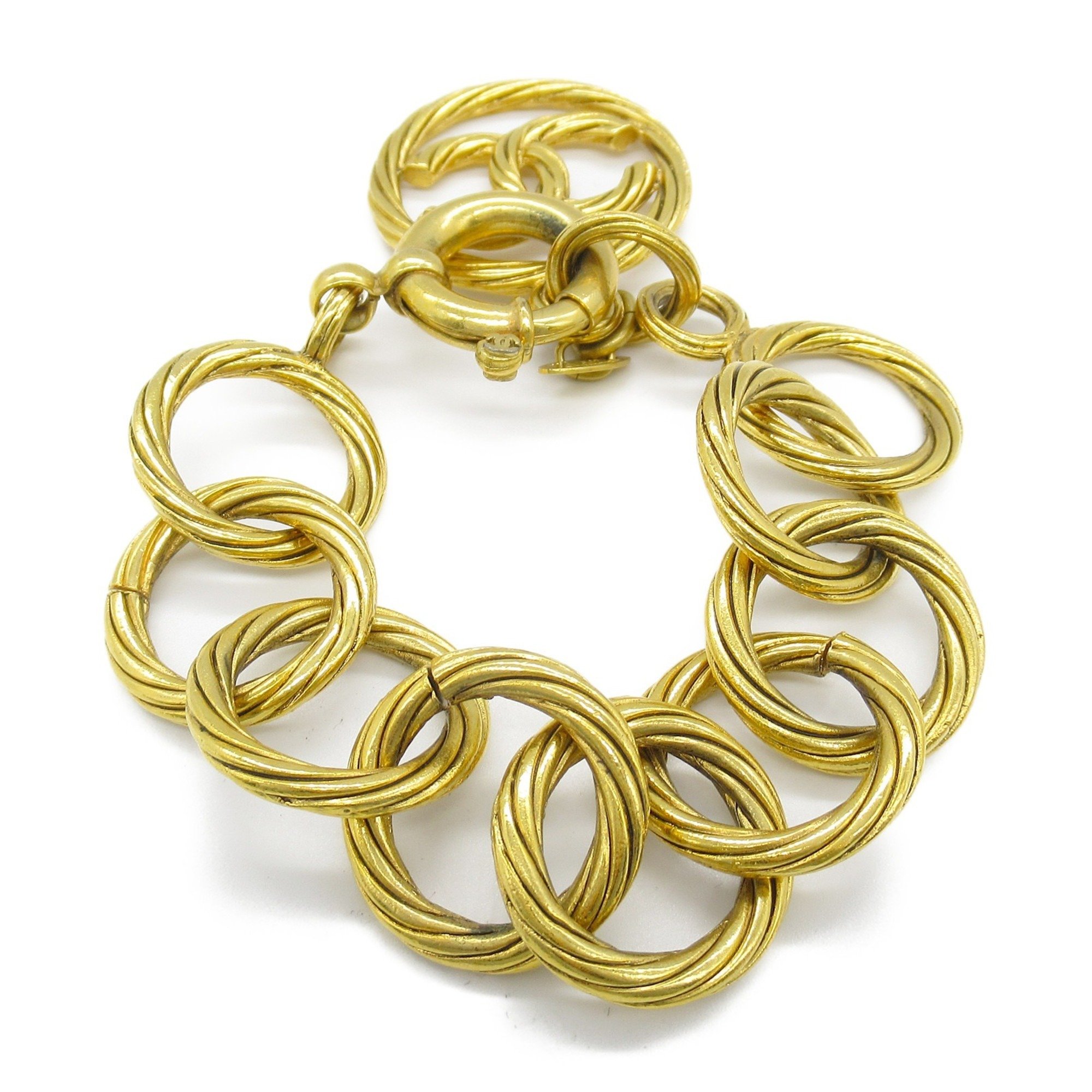 CHANEL Bracelet GP (Gold Plated) Women's Gold 93P