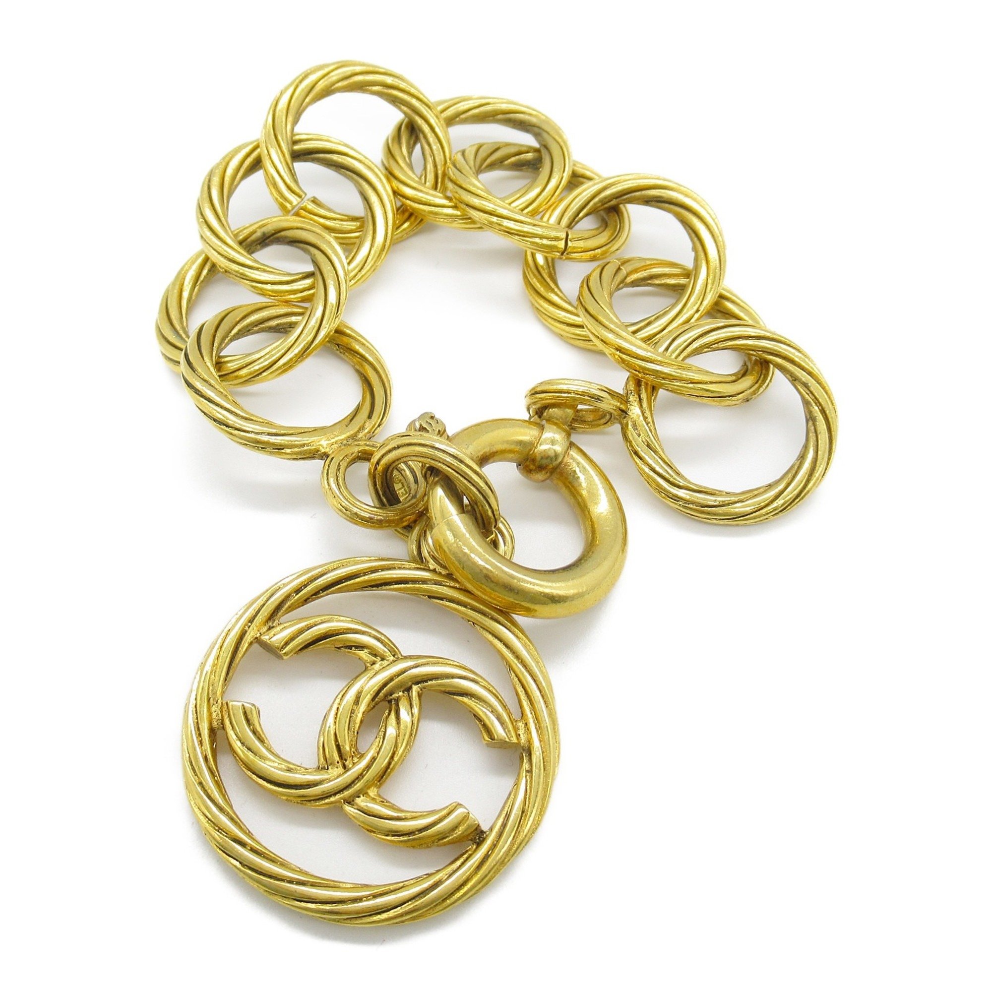 CHANEL Bracelet GP (Gold Plated) Women's Gold 93P