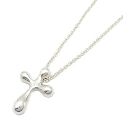 Tiffany & Co. Cross Necklace, Silver 925, Women's,