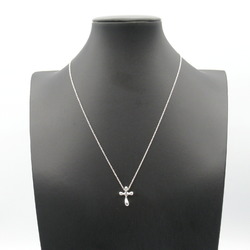 Tiffany & Co. Cross Necklace, Silver 925, Women's,