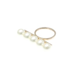 Tasaki Balance Signature Ring R-4398-18KSG Pink Gold (18K) Fashion Pearl Band Ring Pink Gold