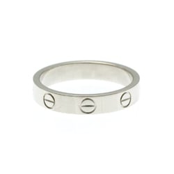 Cartier Mini Love Ring White Gold (18K) Fashion No Stone Band Ring Silver