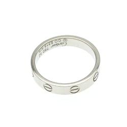 Cartier Mini Love Ring White Gold (18K) Fashion No Stone Band Ring Silver