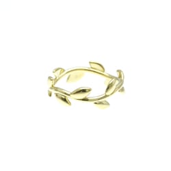 Tiffany Olive Leaf Yellow Gold (18K) No Stone Band Ring Gold