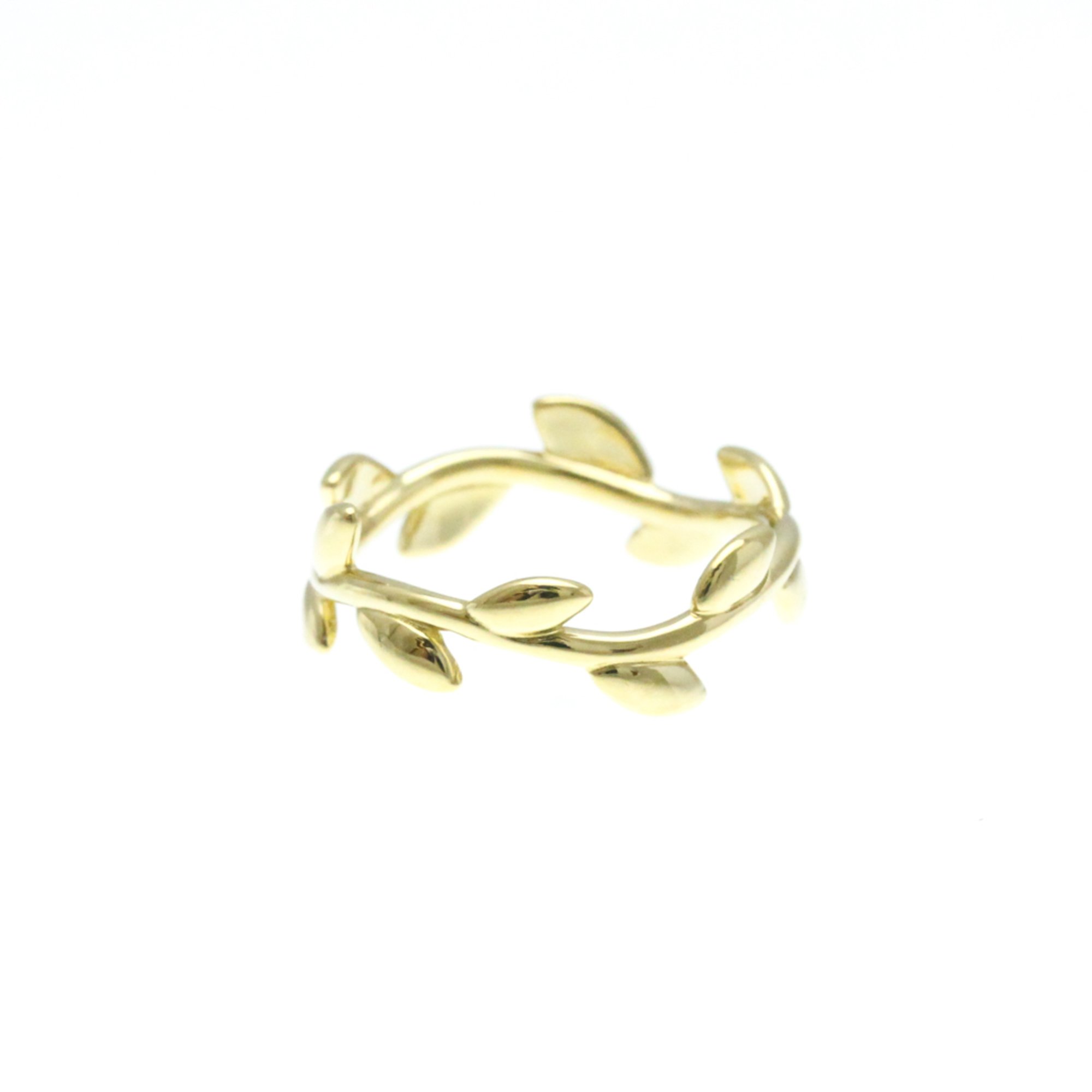 Tiffany Olive Leaf Yellow Gold (18K) No Stone Band Ring Gold