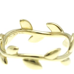 Tiffany Olive Leaf Yellow Gold (18K) No Stone Band Ring Gold