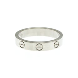 Cartier Mini Love Ring White Gold (18K) Fashion No Stone Band Ring Silver