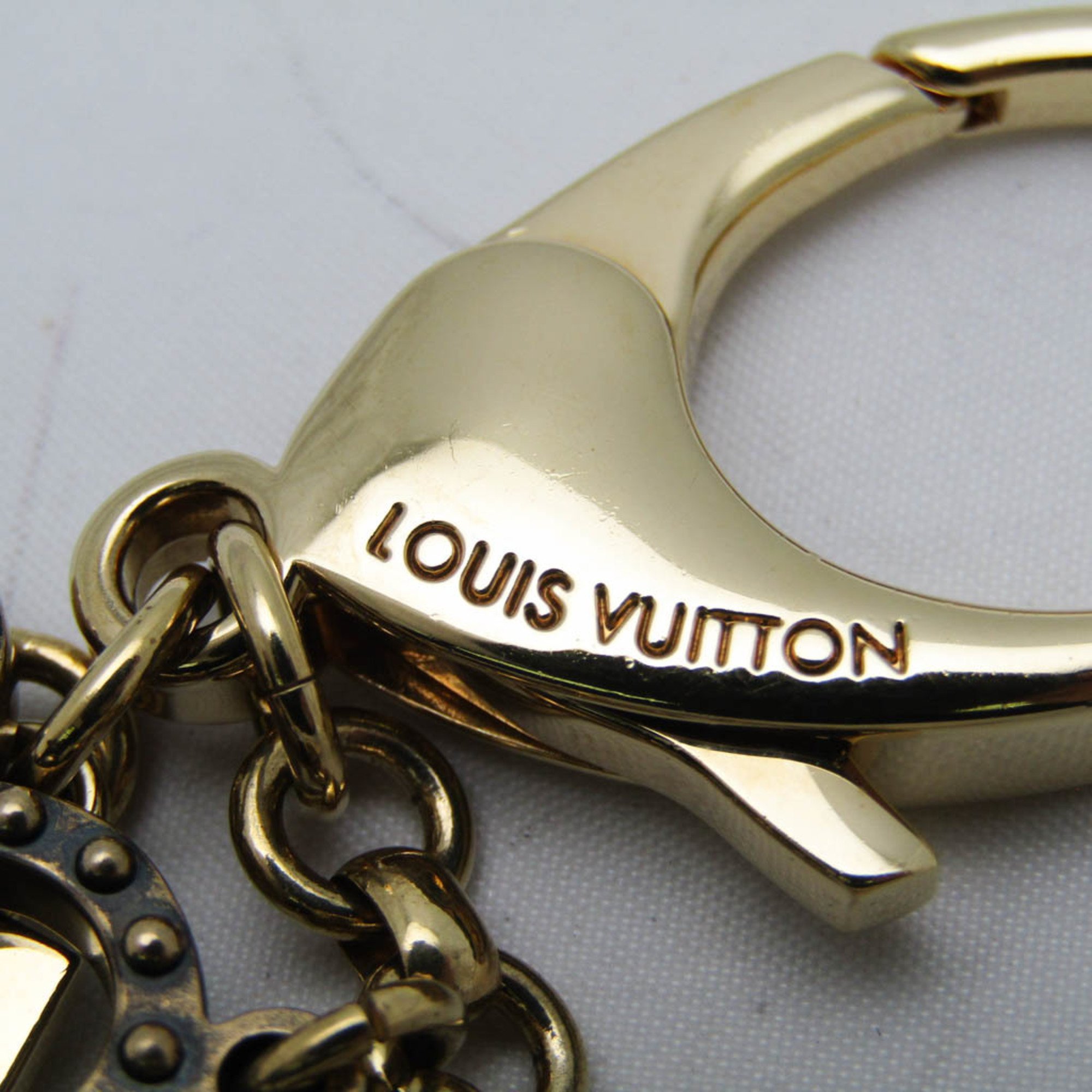 Louis Vuitton Metal Charm Gold,Gunmetal,Silver Bijouxac Tabage M66350