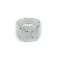 LOUIS VUITTON Louis Vuitton Signet Ring Monogram M62487 M Size