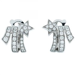 Chanel Comet Earrings K18WG White Gold Diamond Ladies