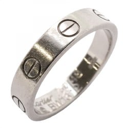 Cartier Ring Love K18WG White Gold #48 Ladies