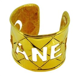 Chanel Bangle Matelasse GP Plated Gold Ladies