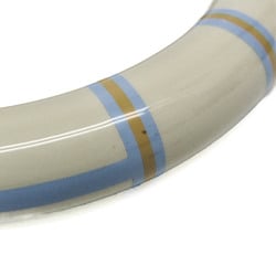 Hermes H-equipe Nautic Lacquer,Wood Bangle Beige,Blue