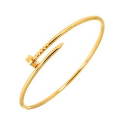 Cartier Juste Un Clou SM #17 Bracelet K18 YG Yellow Gold 750