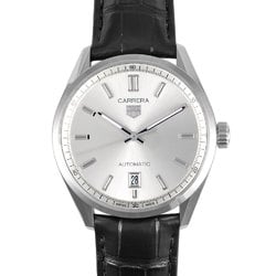 TAG Heuer WBN2111.FC6505 Carrera Calibre 5 Date Watch Automatic Silver Dial Stainless Steel Men's