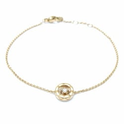 CHANEL Coco Crush Collection Bracelet Diamond 0.03ct J12367 K18YG Yellow Gold 292822