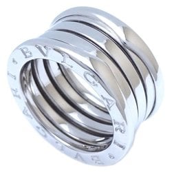 BVLGARI B.zero1 Ring 4 Bands M #50 K18WG White Gold 292751